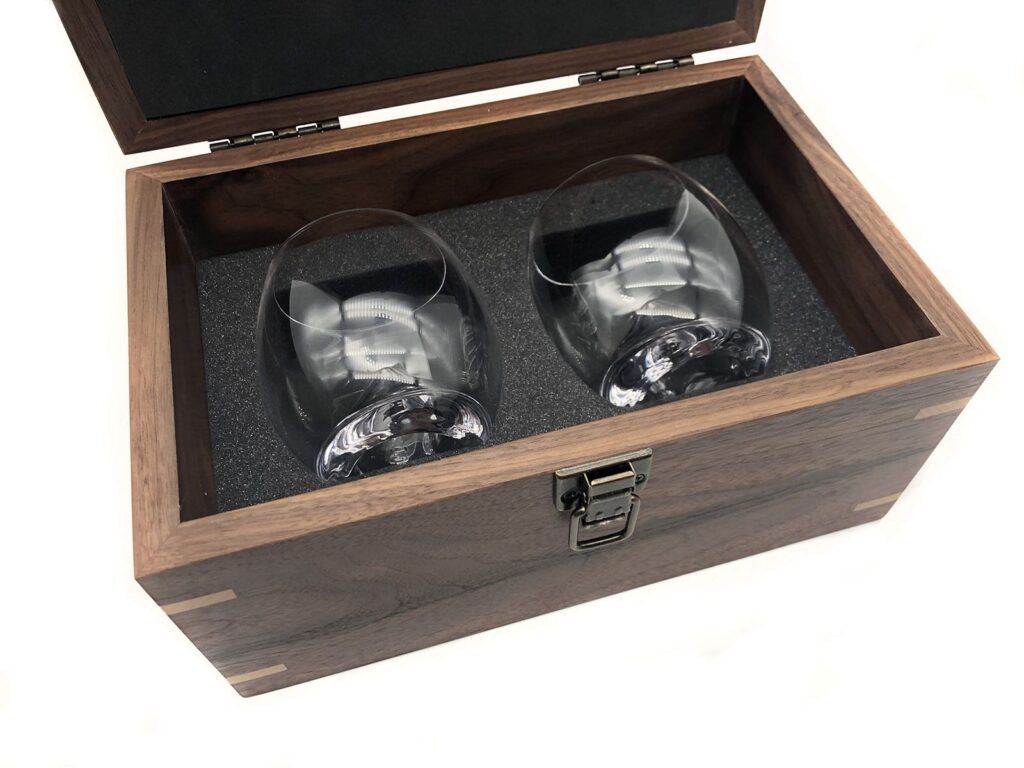 Rocks Box | Whiskey Glass Holder for Rocks Old Fashioned Glasses